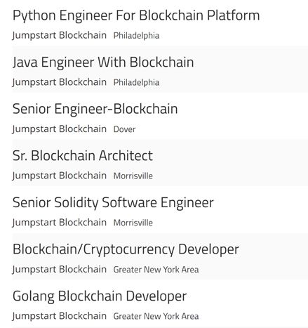 Jobs in reston for blockchain developers